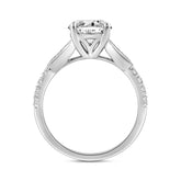 LADIES RING 2.25CT ROUND DIAMOND 14K WHITE GOLD (CENTER STONE ROUND DIAMOND 2.00CT)